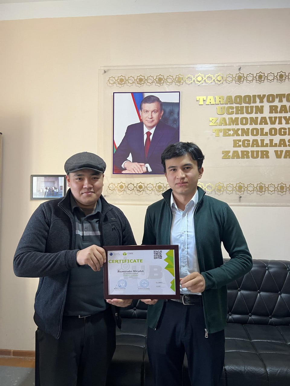 Sertificat olish jarayoni