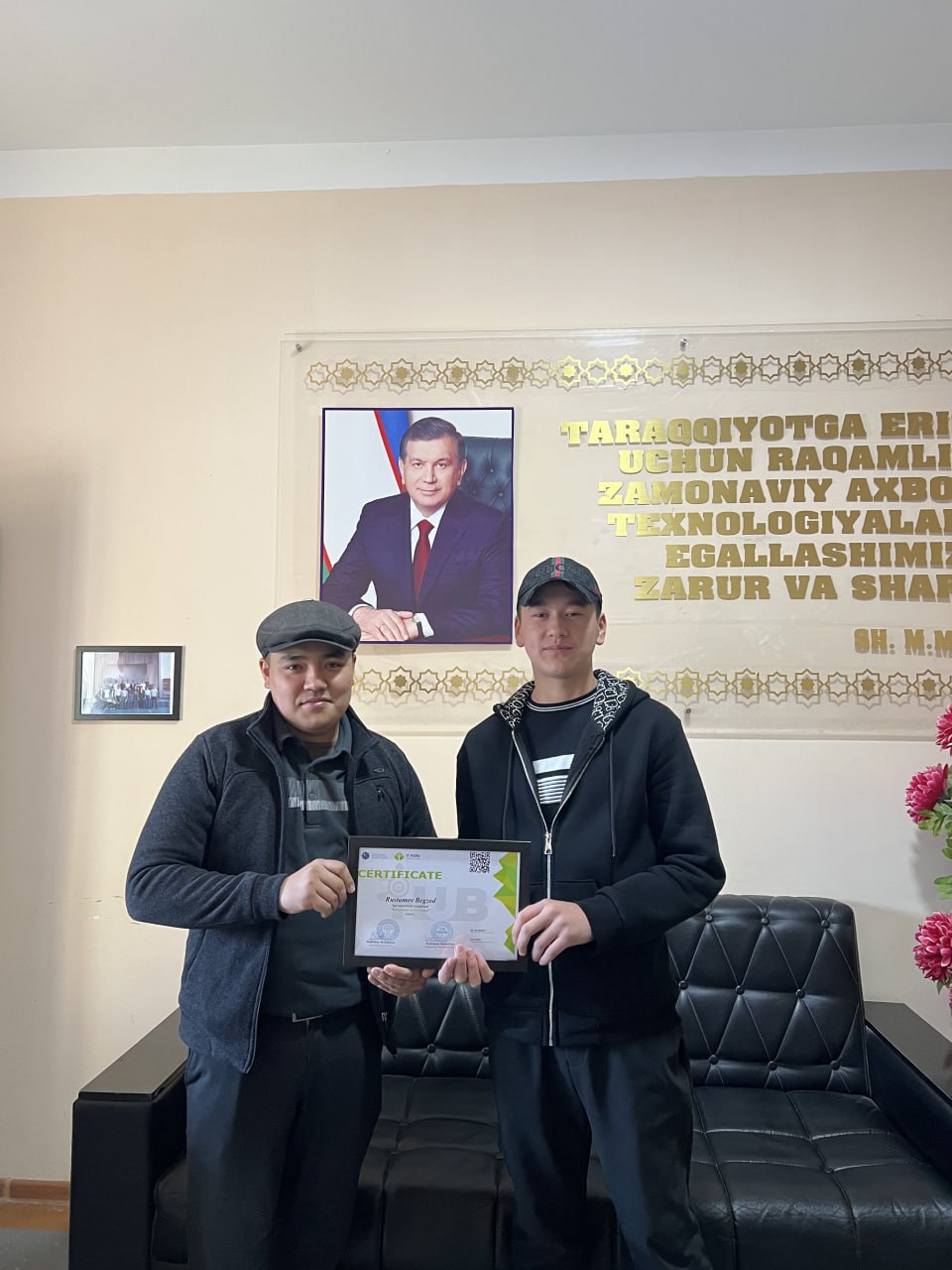 Sertificat olish jarayoni